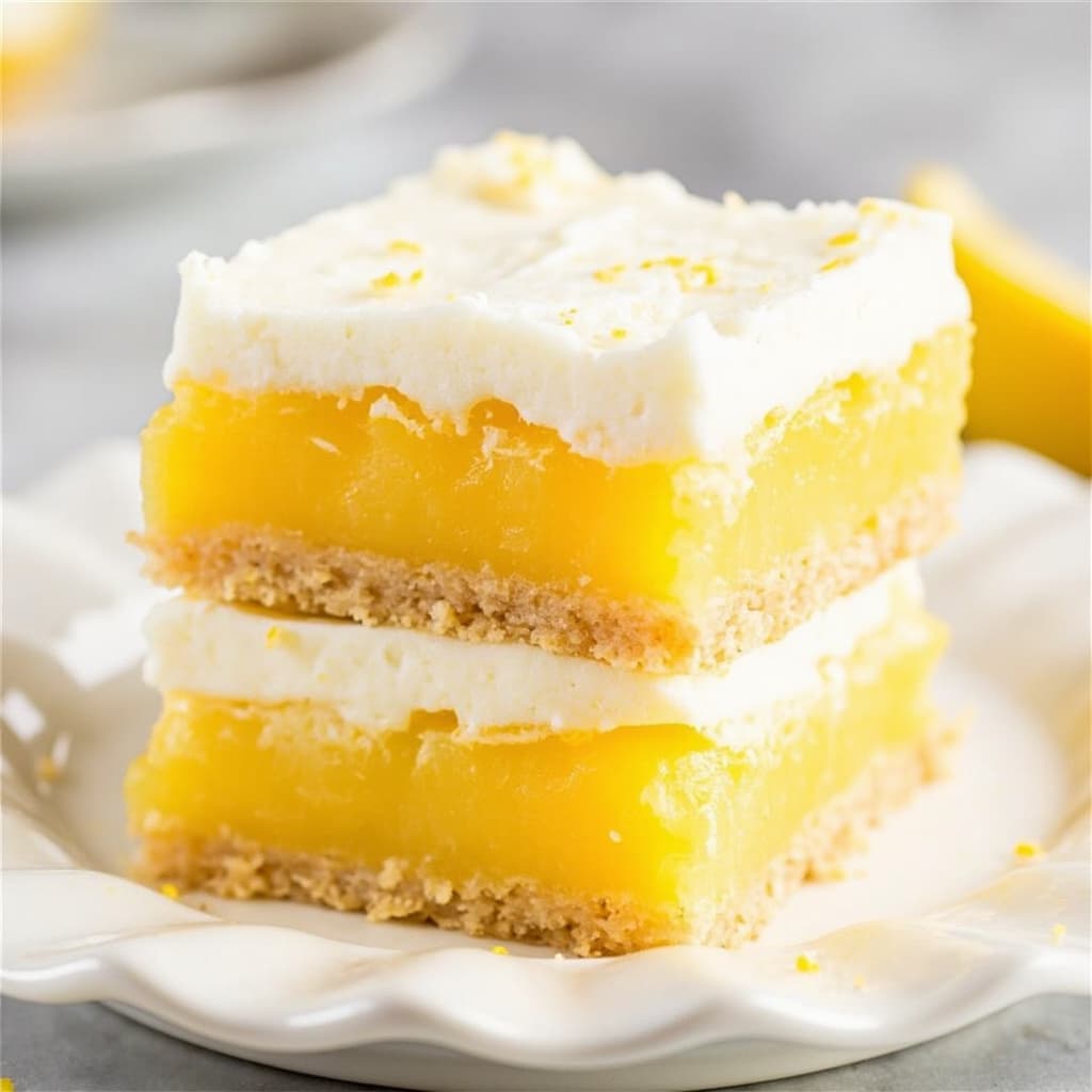 Easy Lemon Bars Recipe with Cake Mix