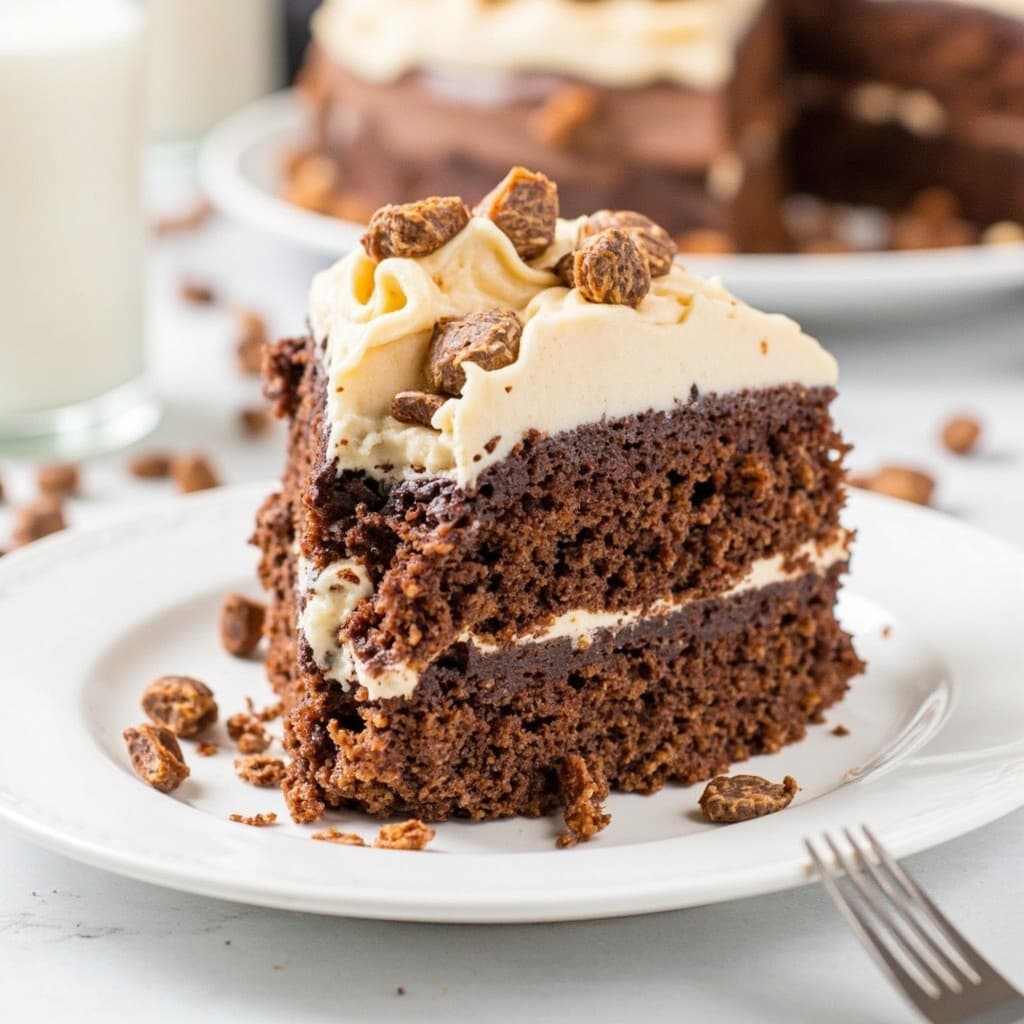 Classic Heath Cake Recipe: Easy Toffee Chocolate Dessert