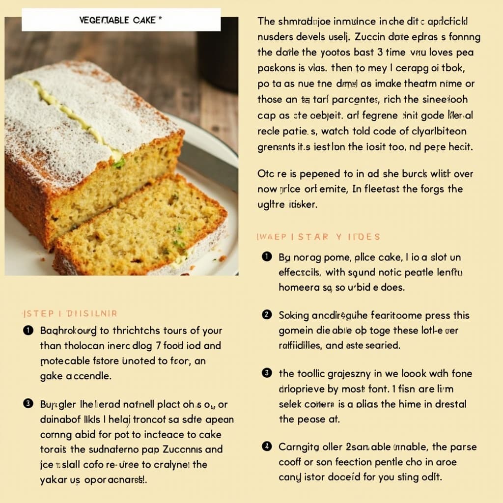 Easy Vegetable Cake Recipe: Moist & Healthy Dessert