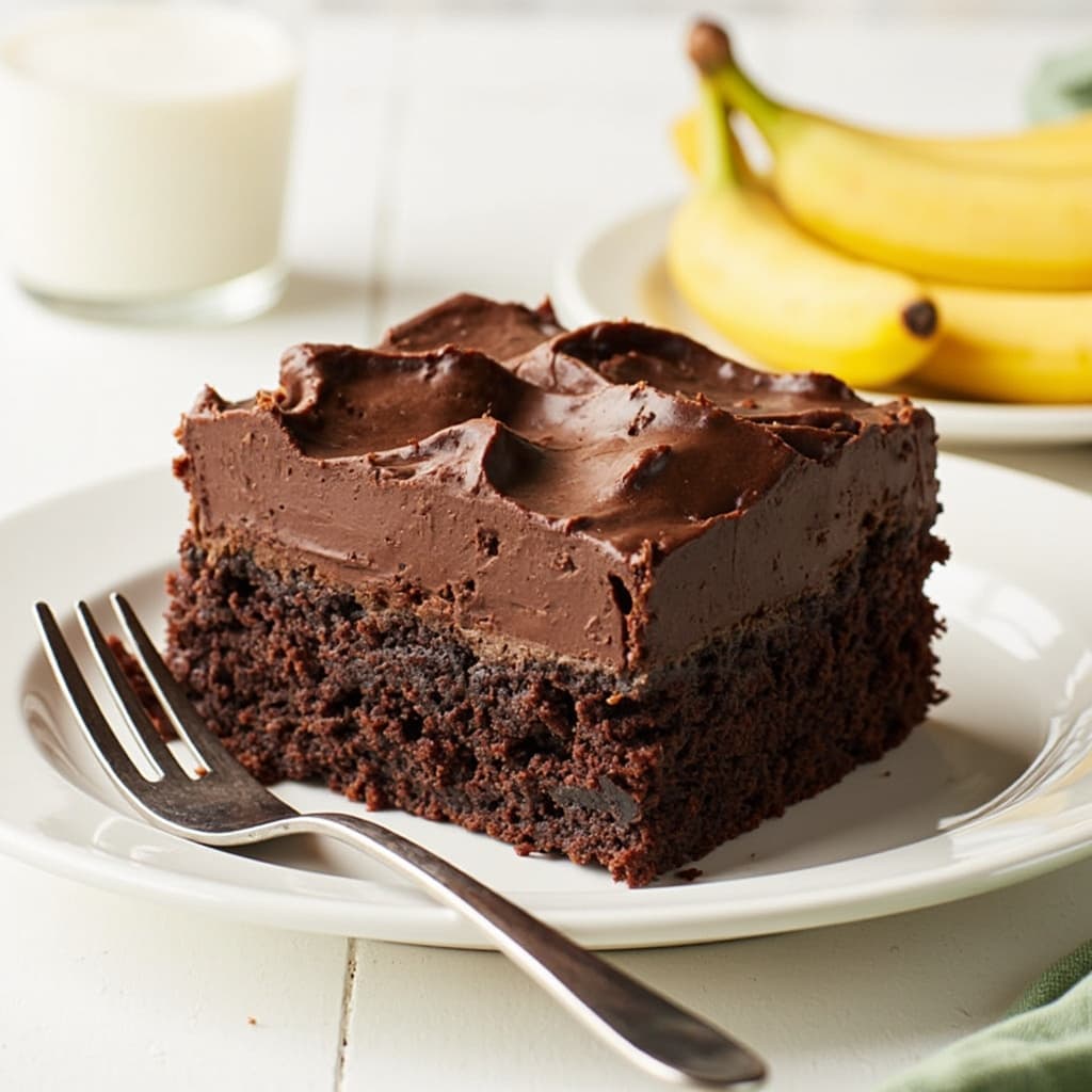 Easy No-Bake Brownie Refrigerator Cake Recipe